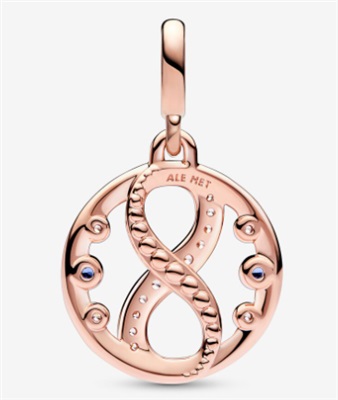 Pandora ME Infinity Charm Medallion 782696C01 розовое золото