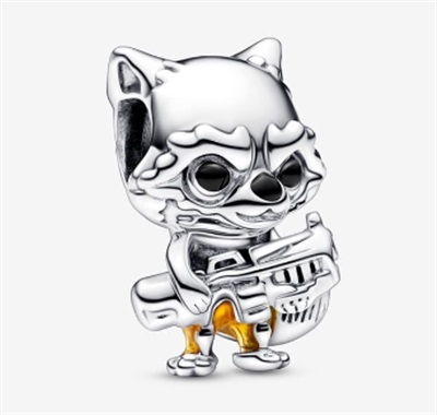 Pandora Marvel Guardians of the Galaxy Rocket Raccoon Charm 792563C01 Silver