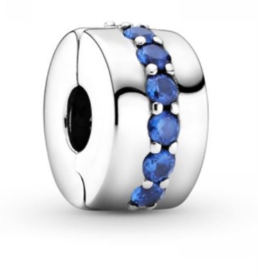 Pandora 791972C01 Синий блестящий клип-чарм