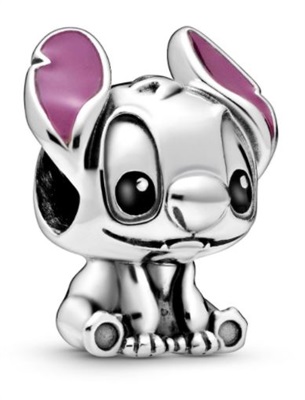 Pandora Disney Lilo and Stitch Charm 798844C01, серебристый
