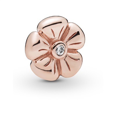 Pandora Romantik Çiçek 787898CZ Charm Rose Gold