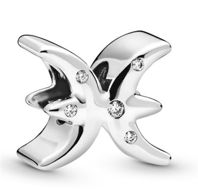 Pandora 798426C01 Шарм «Рыбы», серебристый
