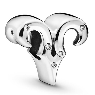 Pandora Aries Charm 798416C01, Silver