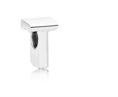 Pandora 797474 T Letter Charm, Silver