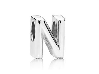 Pandora 797468 серебристый шарм с буквой N