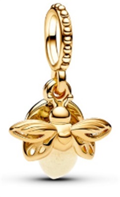 Pandora Fosforlu Ateşböceği Sallantılı Charm 769352C01 Kolye Ucu Altın