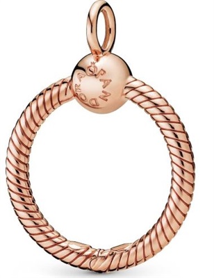Pandora Moments Small O Pendant 388296 Kolye Ucu Rose Gold