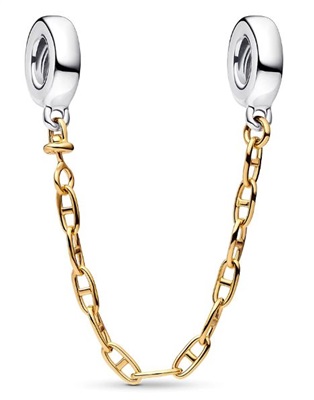 Pandora 763904C00-05 Silver/Gold Safety Chain