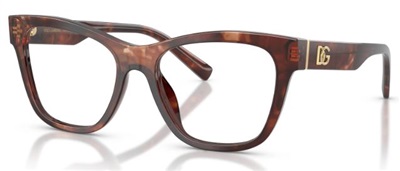 Dolce Gabbana DG3430 Optical Frames, Brown 502