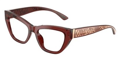 Dolce Gabbana DG3412 Optik Gözlük Bordo 3045