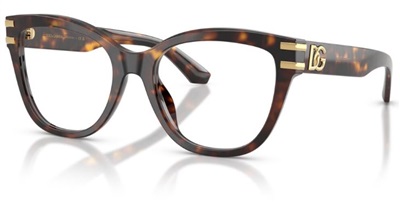 Dolce Gabbana DG3418 Optik Gözlük Kahverengi 502