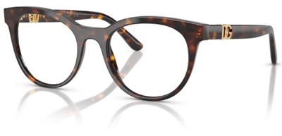 Dolce Gabbana DG3399 Optical Glasses, Brown 502