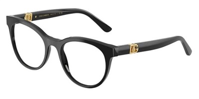 Dolce Gabbana DG3399 501 — чёрная оправа для очков