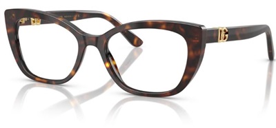 Dolce Gabbana DG3398 Optical Glasses, Brown 502