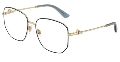 Dolce Gabbana DG1356 488 Blue and Gold Optical Frames