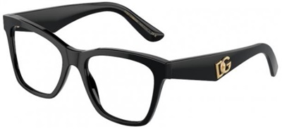 Dolce Gabbana DG3374 501 — чёрная оправа для очков