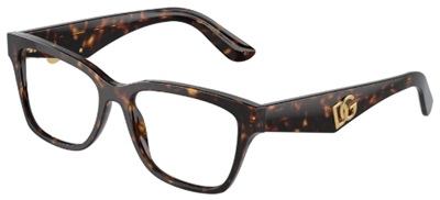 Dolce Gabbana DG3370 502 Brown Optical Glasses