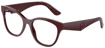 Dolce Gabbana İndirimli DG3371 Optik Gözlük Bordo 3091