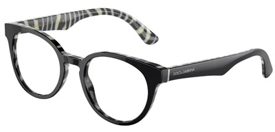 Dolce Gabbana DG3361 3372 Black and White Optical Frames