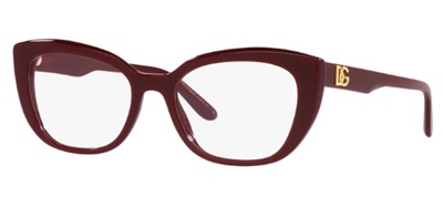 Dolce Gabbana DG3355 3091 — бордовая оправа для очков