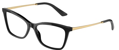 Dolce Gabbana DG3347 501 — чёрная оправа для очков