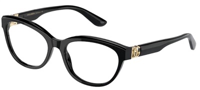 Dolce Gabbana DG3342 501 Black Optical Frames