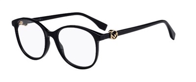 Fendi FF0299 Optical Frame Black 807