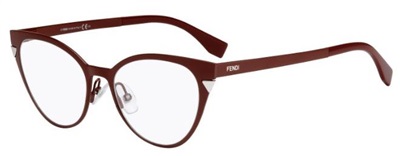 Fendi FF0126 Optik Gözlük Bordo Mqf