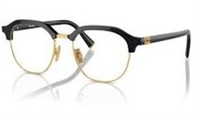 Miu Miu MU10XV Optik Gözlük Siyah/altın 16K1O1