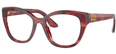 Miu Miu MU05XV Optical Glasses, Burgundy 12Q1O1