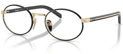 Prada PR B55V Optik Gözlük Siyah/altın AAV1O1