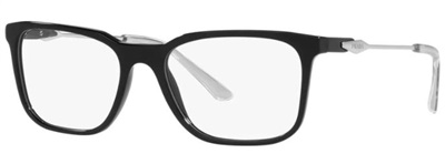 Prada PR05ZV 1AB1O1 Black Optical Glasses
