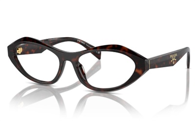 Prada A21V Optical Glasses Brown 17N1OI