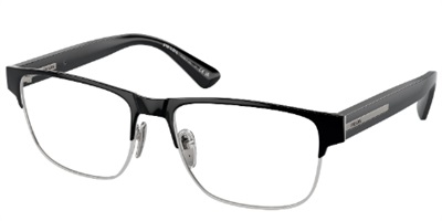 Prada PR57ZV 1AB1O1 — чёрная оправа для очков