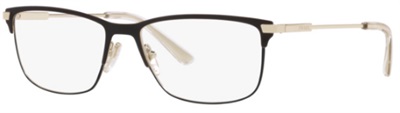 Prada İndirimli PR55ZV Optik Gözlük Siyah/altın 02Q101