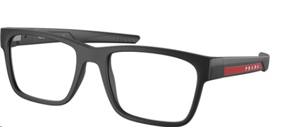 Prada Linea Rossa PS02PV чёрная оправа для очков 18P1O1