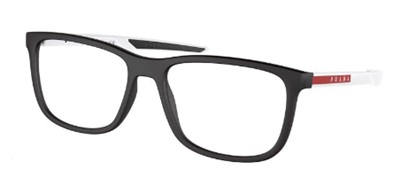 Prada Linea Rossa PS07OV оправа для очков, чёрно-белая, DG01O1