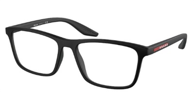 Prada Linea Rossa İndirimli PS01QV Optik Gözlük Siyah DG01O1
