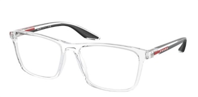 Prada Linea Rossa PS01QV 2AZ1O1 Clear Optical Glasses