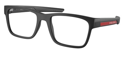 Prada Linea Rossa PS02PV оправа для очков, чёрная 1BO1O1