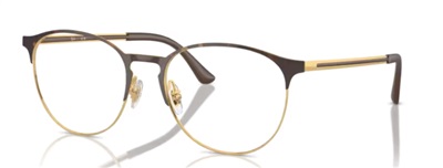 Ray-Ban RX6375 Optical Glasses Gold Brown 2917