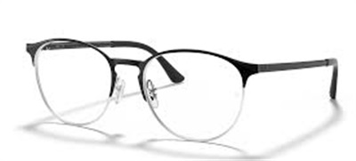 Ray-Ban RX6375 оправа для очков, чёрная/серебристая 2861