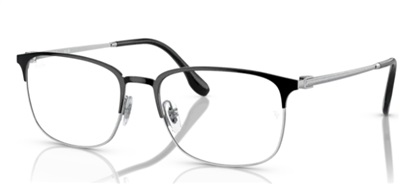 Ray-Ban RX6494 Optical Glasses, Black/Silver 2861