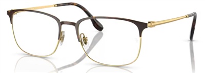 Ray-Ban RX6494 Optical Glasses Gold Brown 2945