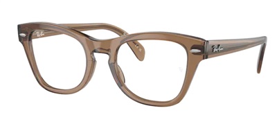 Ray-Ban RX0707V 8198 Light Brown Optical Glasses