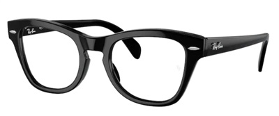 Ray-Ban RX0707V 2000 Black Optical Glasses