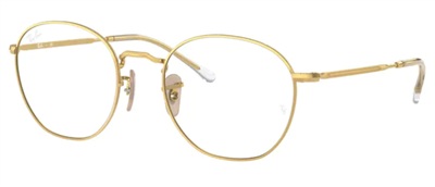 Ray-Ban RX6472 2500, золотая оправа для очков