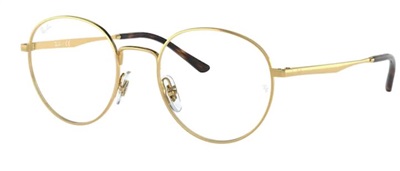 Ray-Ban RX3681V Optical Glasses, Gold 2500