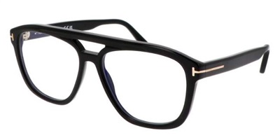 Tom Ford FT6024-B/V Optical Glasses, Black 001