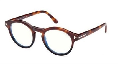 Tom Ford FT5887-B/V Optical Glasses, Brown 005